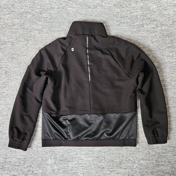 FIGS Sydney Scrubs Jacket Black Womens Small Full Zip Medical Nurse Alchemy LOGO - Picture 2 of 15